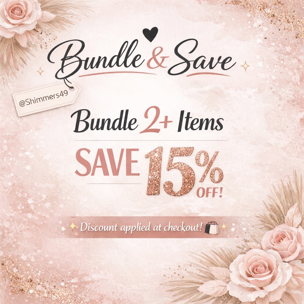 ✨ Bundle & Save 15% | @Shimmers49 Closet Sale